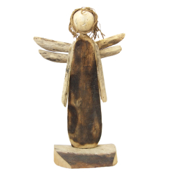 Anioł z surowego drewna duży 50cm